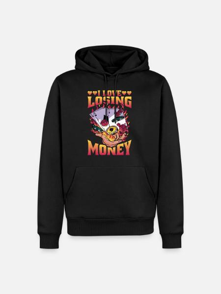 I Love Losing Money 5 - Men’s Premium Organic Hoodie - black