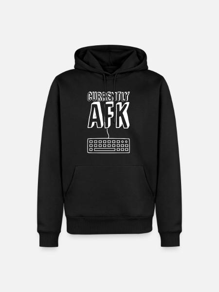 Currently Afk 2 - Men’s Premium Organic Hoodie - black