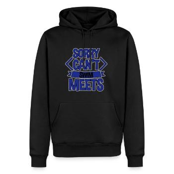 Sorry Can't, Swim Meets 2 - Männer Premium Bio Hoodie - Schwarz - Vorne - Nico (187cm)