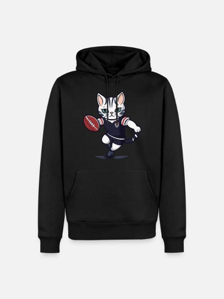 Cat - Men’s Premium Organic Hoodie - black
