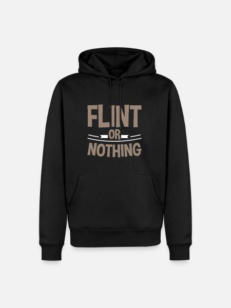 Flint Or Nothing 2 - Men’s Premium Organic Hoodie - black
