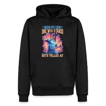Umpire, Who Stands On A Field And Gets Yelled At 7 - Männer Premium Bio Hoodie - Schwarz - Vorne - Nico (187cm)