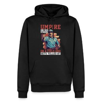 Umpire, Who Stands On A Field And Gets Yelled At 8 - Männer Premium Bio Hoodie - Schwarz - Vorne - Nico (187cm)