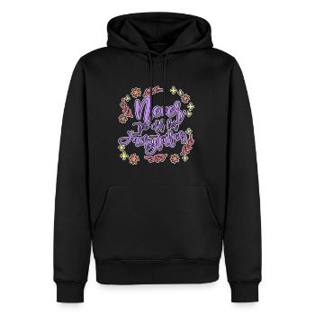 Never Too Old For Fairytales 4 - Männer Premium Bio Hoodie - Schwarz - Vorne - Nico (187cm)