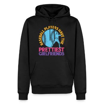 Baseball Players Have The Prettiest Girlfriends 13 - Männer Premium Bio Hoodie - Schwarz - Vorne - Nico (187cm)