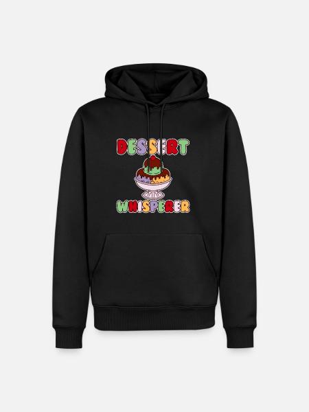 Dessert Whisperer 2 - Men’s Premium Organic Hoodie - black
