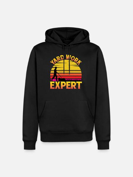 Yard Work Expert 21 - Men’s Premium Organic Hoodie - black