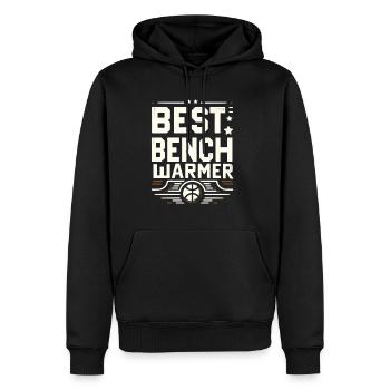 Meilleur chauffe-paillasse 5 - Sweat à capuche Premium bio Homme - noir - Devant - Nico (187cm)