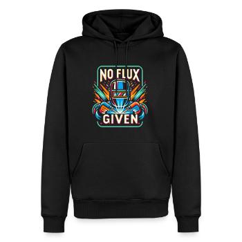 Pas de flux donné 12 - Sweat à capuche Premium bio Homme - noir - Devant - Nico (187cm)