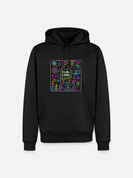Exécuter Cmd 43 - Sweat à capuche Premium bio Homme - noir