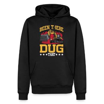 Been There Dug That 12 - Männer Premium Bio Hoodie - Schwarz - Vorne - Nico (187cm)