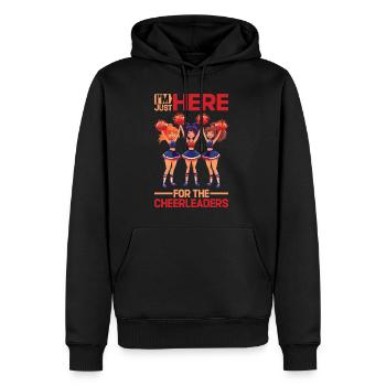 I'm Just Here For The Cheerleaders 25 - Männer Premium Bio Hoodie - Schwarz - Vorne - Nico (187cm)