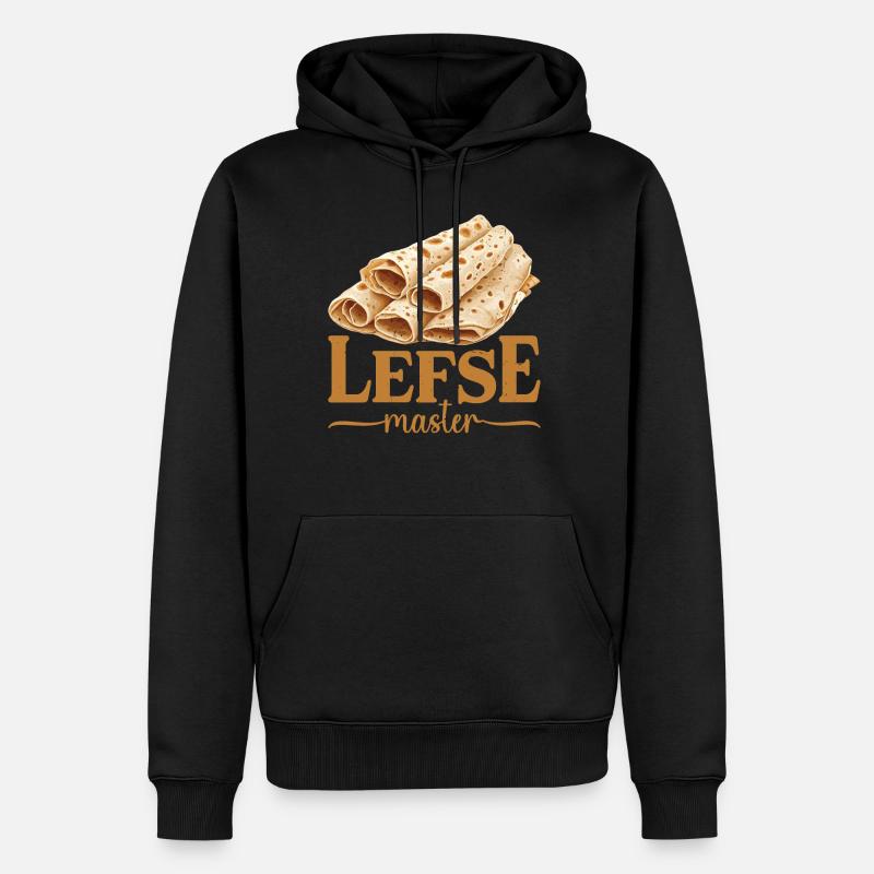 Lefse Master 32 - Sweat à capuche Premium bio Homme - noir