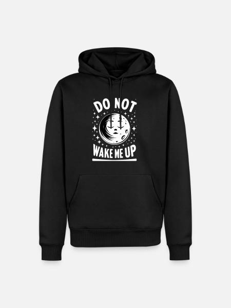 Ne me réveille pas 18 - Sweat à capuche Premium bio Homme - noir