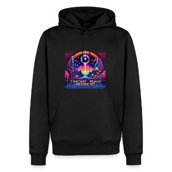 Fantasy Realm Resident 3 - Männer Premium Bio Hoodie - Schwarz - Vorne - Nico (187cm)