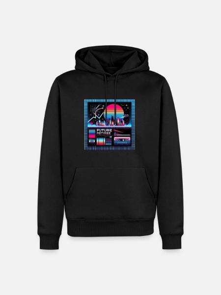 Future Retiree 8 - Men’s Premium Organic Hoodie - black