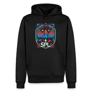 Go Ask Your Spl 7 - Männer Premium Bio Hoodie - Schwarz - Vorne - Nico (187cm)