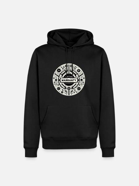 I Am The Warranty 45 - Men’s Premium Organic Hoodie - black