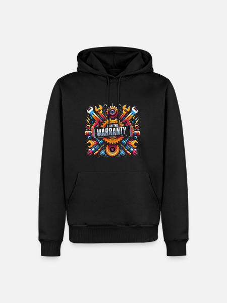 I Am The Warranty 47 - Men’s Premium Organic Hoodie - black