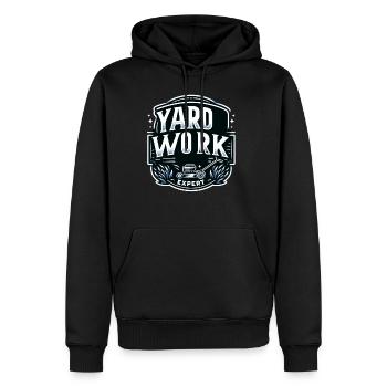 Yard Work Expert 13 - Männer Premium Bio Hoodie - Schwarz - Vorne - Nico (187cm)