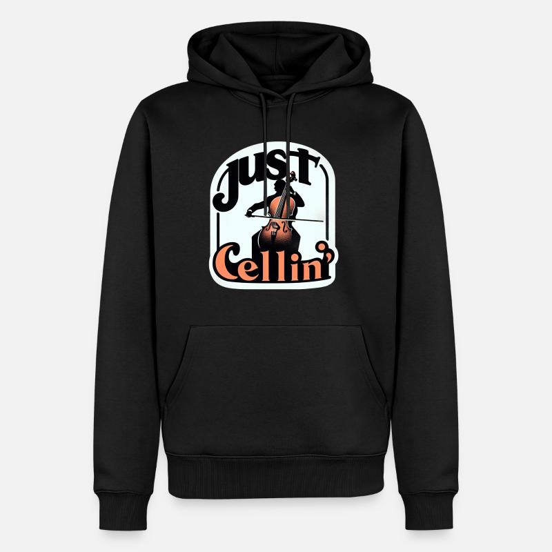 Juste Cellin' 9 - Sweat à capuche Premium bio Homme - noir