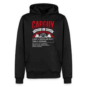 Car Guy Like A Regular Guy Tuner Autoreparaturen M - Männer Premium Bio Hoodie - Schwarz - Vorne - Nico (187cm)