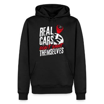 Tuning Autoliebhaber Reparieren Autos Mechaniker E - Männer Premium Bio Hoodie - Schwarz - Vorne - Nico (187cm)