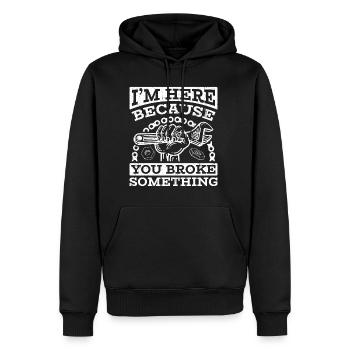 Tuning Réparation De Voiture Voitures Outils De Mécanicien - Sweat à capuche Premium bio Homme - noir - Devant - Nico (187cm)