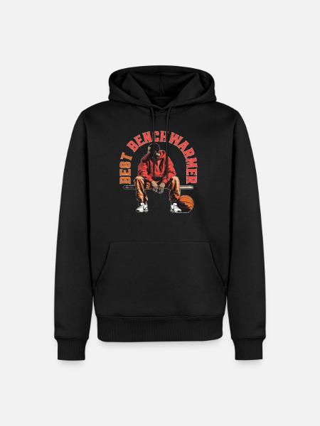 Best Benchwarmer 12 - Men’s Premium Organic Hoodie - black