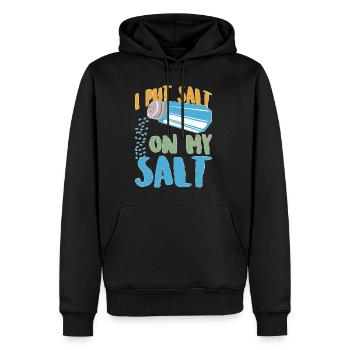 I Put Salt On My Salt 12 - Männer Premium Bio Hoodie - Schwarz - Vorne - Nico (187cm)