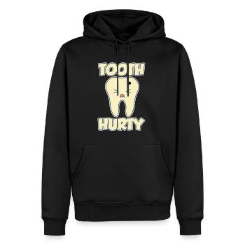 Tooth Hurty 4 - Männer Premium Bio Hoodie - Schwarz - Vorne - Nico (187cm)