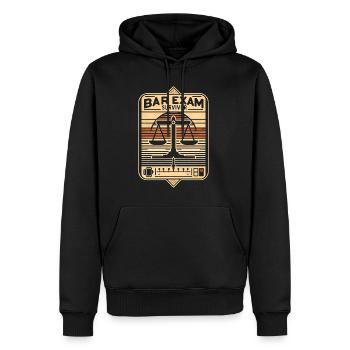 Bar Exam Survivor 10 - Männer Premium Bio Hoodie - Schwarz - Vorne - Nico (187cm)