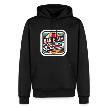 Bar Exam Survivor 15 - Männer Premium Bio Hoodie - Schwarz - Vorne - Nico (187cm)