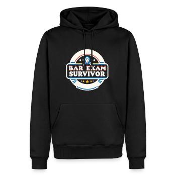 Bar Exam Survivor 9 - Männer Premium Bio Hoodie - Schwarz - Vorne - Nico (187cm)