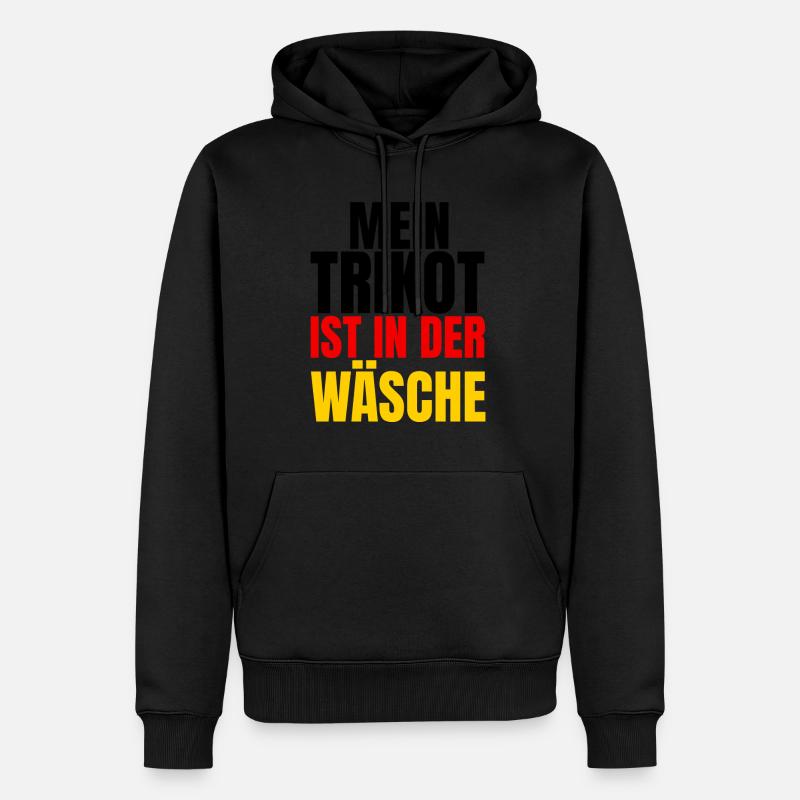 Mon maillot est au lavage - Sweat à capuche Premium bio Homme - noir