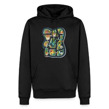 Car Play Mate - Children Give Parent A Massage 2 - Männer Premium Bio Hoodie - Schwarz - Vorne - Nico (187cm)