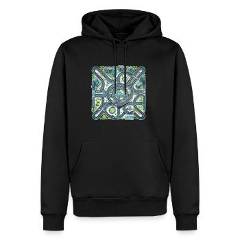 Car Play Mate - Children Give Parent A Massage 4 - Männer Premium Bio Hoodie - Schwarz - Vorne - Nico (187cm)