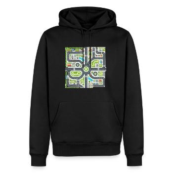 Car Play Mate - Children Give Parent A Massage 5 - Männer Premium Bio Hoodie - Schwarz - Vorne - Nico (187cm)