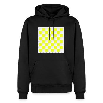 Échiquier portable - Jouez aux échecs instantanément 3 - Sweat à capuche Premium bio Homme - noir - Devant - Nico (187cm)
