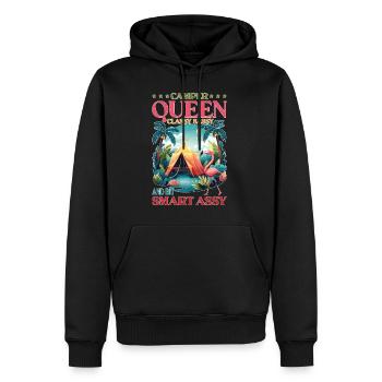 Camper Queen Classy Sassy Et Bit Smart Assy - Sweat à capuche Premium bio Homme - noir - Devant - Nico (187cm)