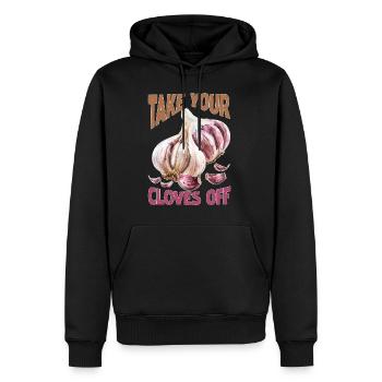 Take Your Cloves Off 2 - Männer Premium Bio Hoodie - Schwarz - Vorne - Nico (187cm)