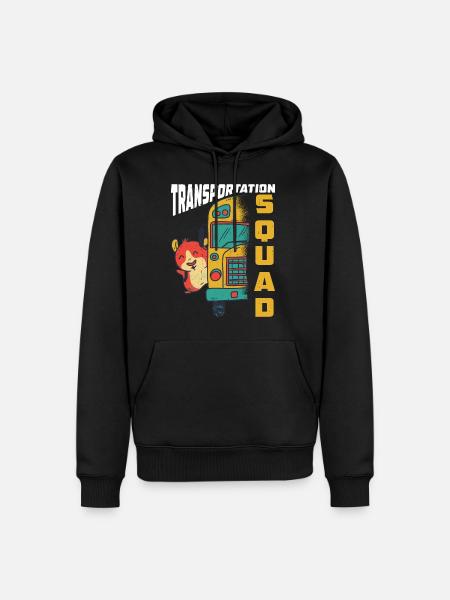 Transportation Squad 7 - Männer Premium Bio Hoodie - Schwarz