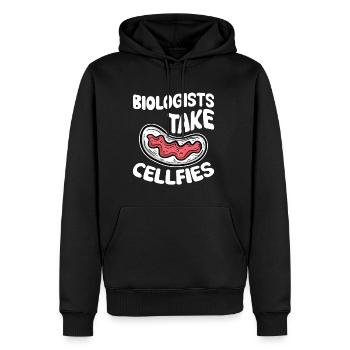 Biologists Take Cellfies 3 - Männer Premium Bio Hoodie - Schwarz - Vorne - Nico (187cm)