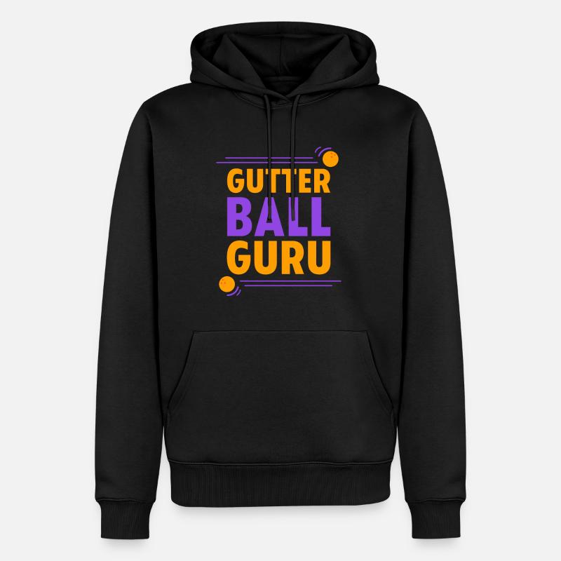 Gutter Ball Guru 3 - Männer Premium Bio Hoodie - Schwarz