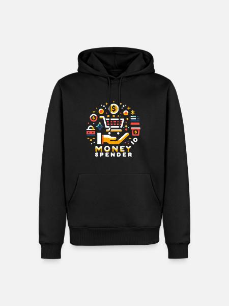 Money Spender 5 - Männer Premium Bio Hoodie - Schwarz