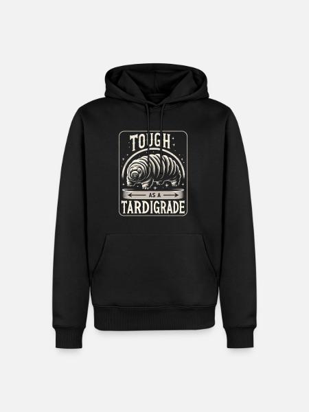 Tough As A Tardigrade 5 - Männer Premium Bio Hoodie - Schwarz