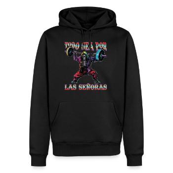 Todo Sea Por Las Señoras 2 - Männer Premium Bio Hoodie - Schwarz - Vorne - Nico (187cm)