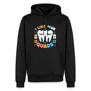I Like Your Quads 13 - Männer Premium Bio Hoodie - Schwarz - Vorne - Nico (187cm)