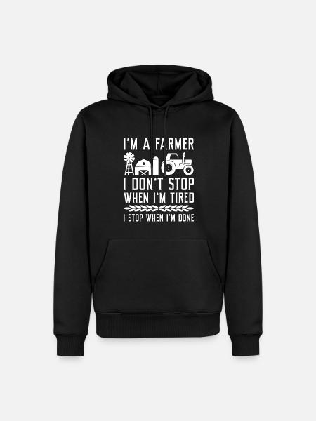 I’m A Farmer - Men’s Premium Organic Hoodie - black