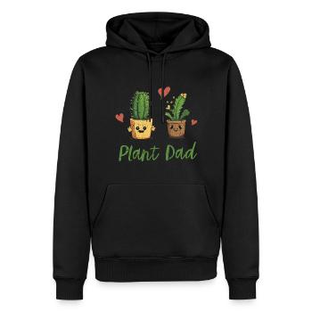 Die Freude eines Gartenliebhabers - Männer Premium Bio Hoodie - Schwarz - Vorne - Nico (187cm)